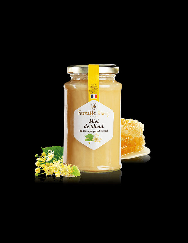 Linden blossom honey (from Champagne - Ardennes, France), 360 g - Nutra Best Europe