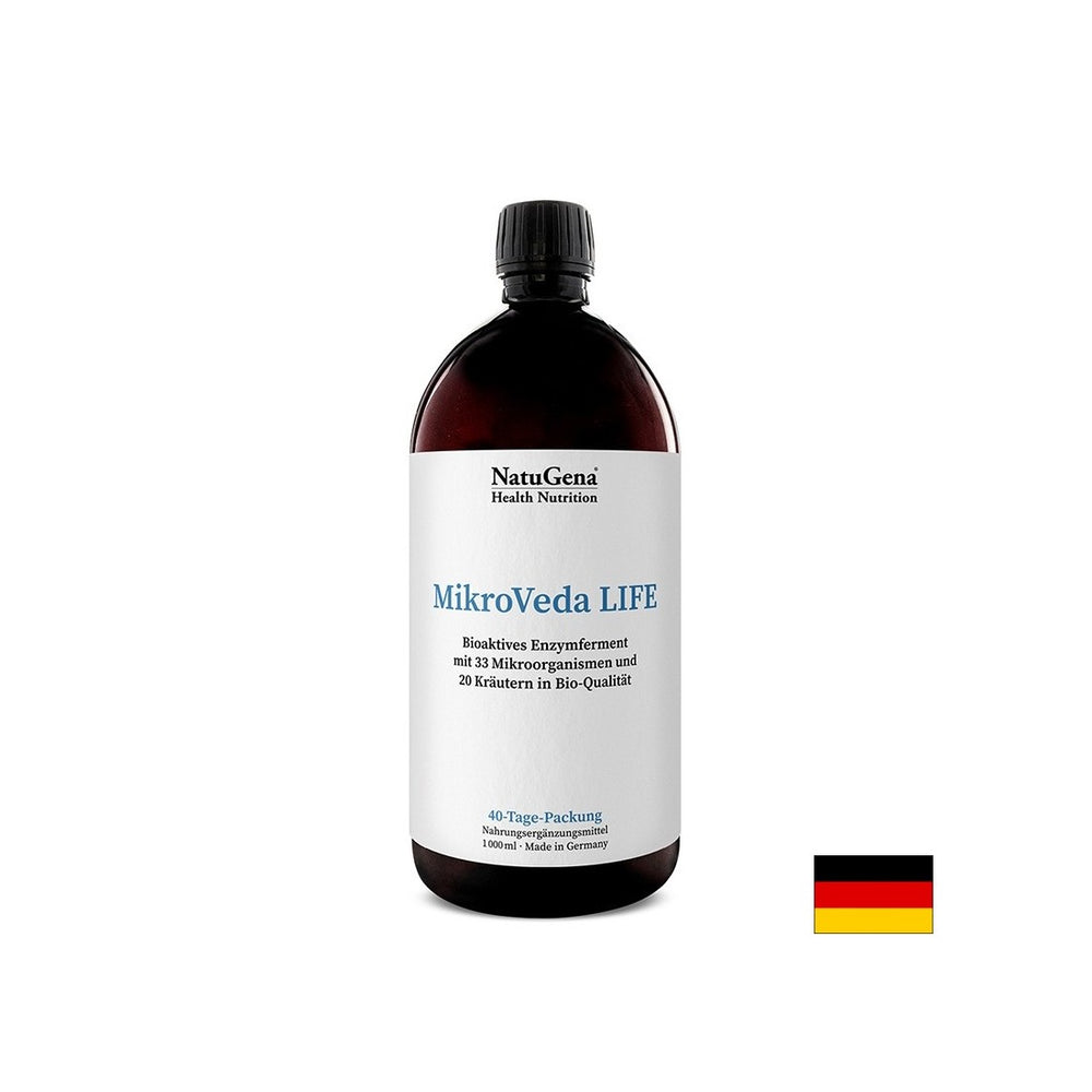 MikroVeda Life - Bioactive ferment with probiotic bacteria and herbal extracts, 1000 ml - Nutra Best Europe