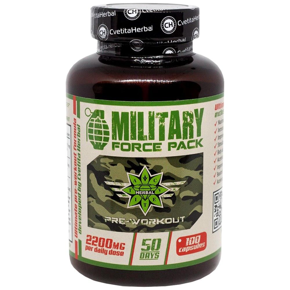Military Force Pack - 100 capsules - Nutra Best Europe