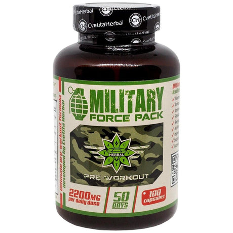Military Force Pack - 100 capsules - Nutra Best Europe