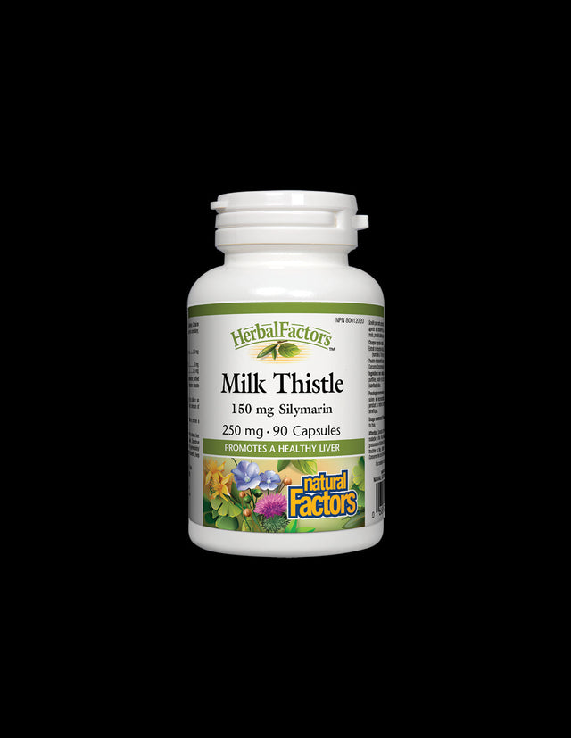 Milk Thistle, 250 mg, 90 capsules Natural Factors - Nutra Best Europe