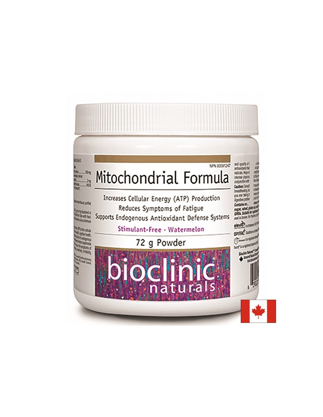 Mitochondrial Formula 72 g powder x 30 doses Natural Factors - Nutra Best Europe