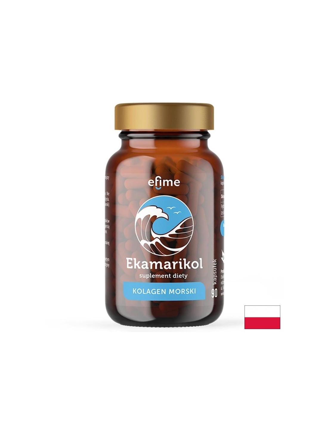 Young skin, healthy joints - Marine collagen Efime, 285 mg x 90 capsules - Nutra Best Europe