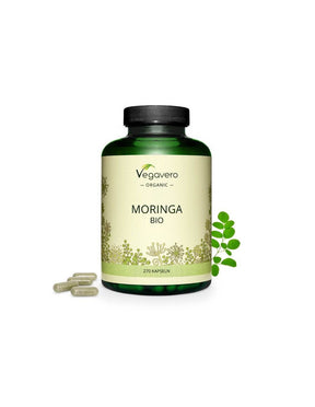 Moringa Bio, 270 capsules, 100% Vegan Vegavero - Nutra Best Europe