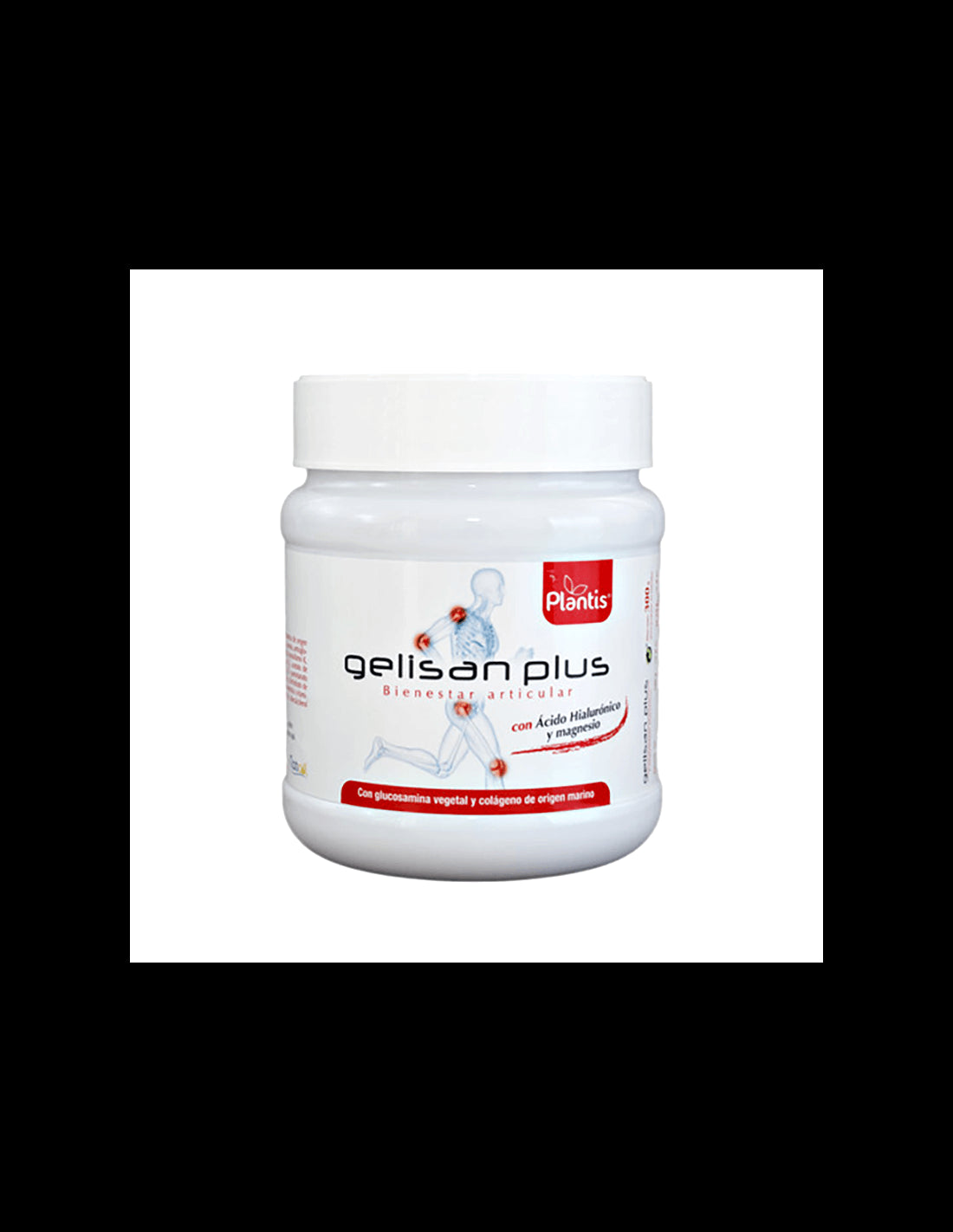 Marine collagen + hyaluronic acid, glucosamine, vitamins and magnesium Plantis, 600 g powder - Nutra Best Europe