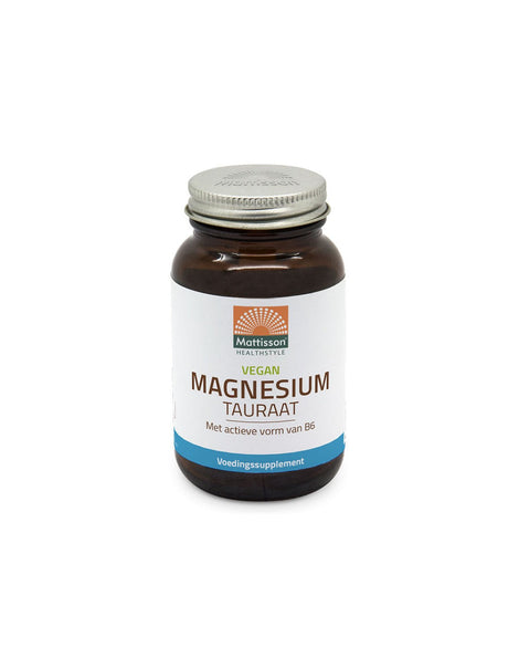 Brain and Nerve Function - Magnesium (Taurate) + Vitamin B6, 60 Capsules Mattisson Healthstyle - Nutra Best Europe
