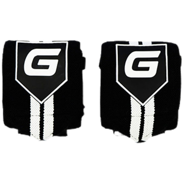 Gaspari Wrist Wraps | Training trinkets - Black and white - Nutra Best Europe