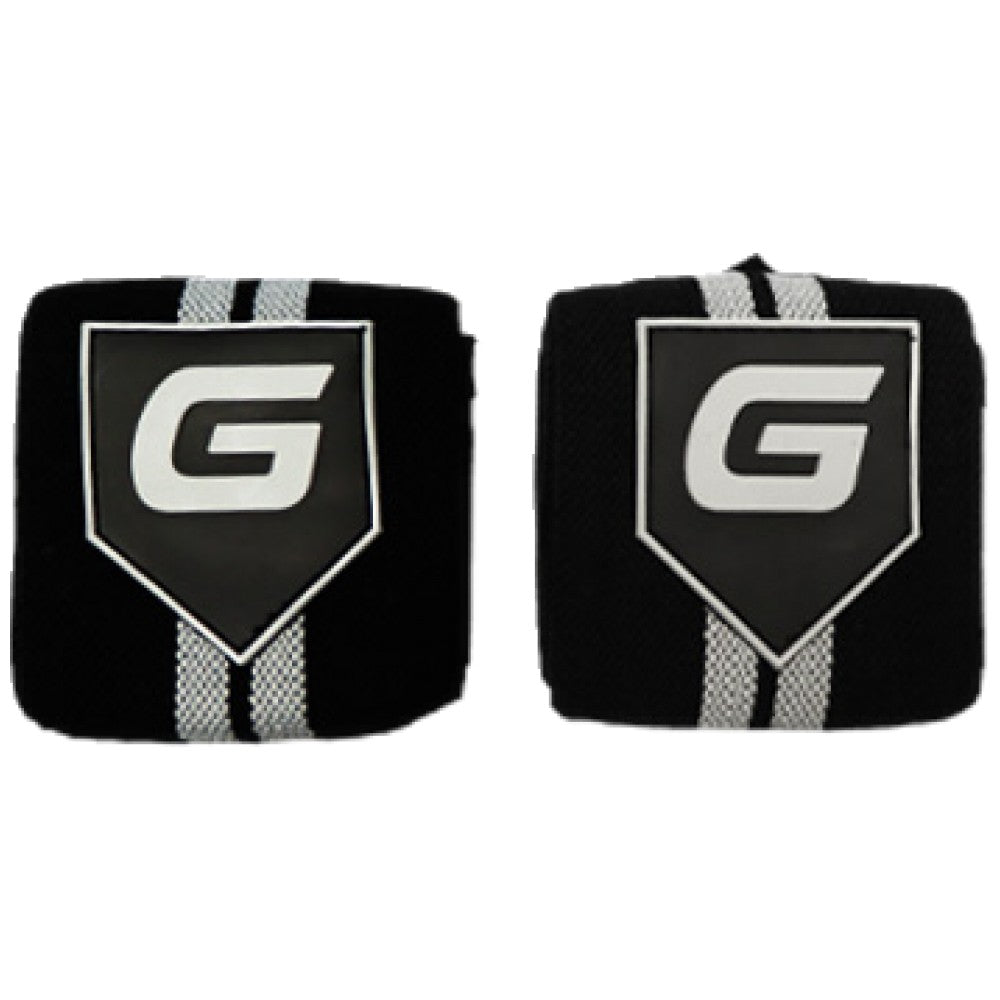 Gaspari Wrist Wraps | Training trinkets - Black and grey - Nutra Best Europe