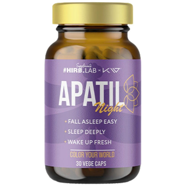 Apatil Night | with L-Theanine, Valerian & Passion Flower - 30 capsules - Nutra Best Europe