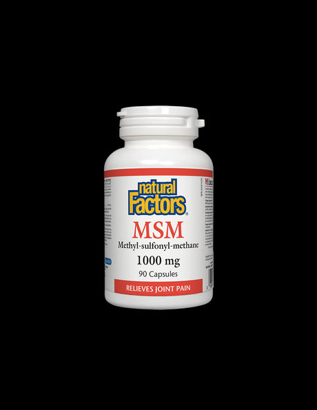 MSM - Methyl-Sulfonyl-Methane 1000 mg x 90 capsules Natural Factors - Nutra Best Europe