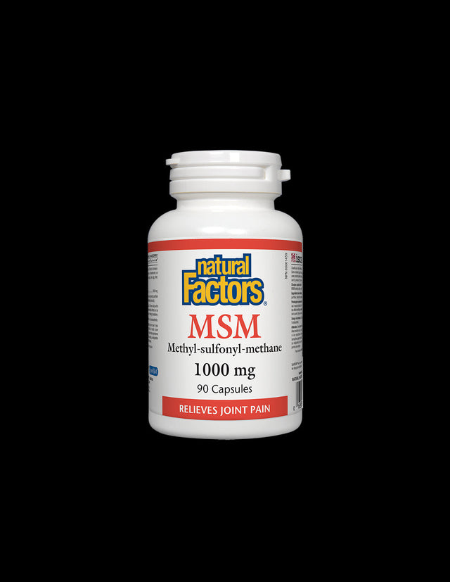 MSM - Methyl-Sulfonyl-Methane 1000 mg x 90 capsules Natural Factors - Nutra Best Europe
