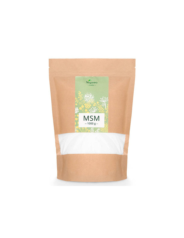MSM Methyl sulfonyl methane, 1 kg Vegavero powder - Nutra Best Europe