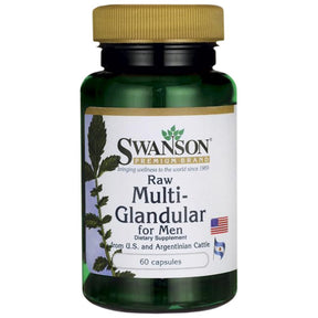 Raw Multi-Glandular For Men 450 mg 60 capsules - Nutra Best Europe