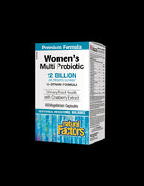Women's Multi Probiotic 12 Billion Live Probiotic Cultures - 60 capsules - Nutra Best Europe