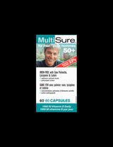 MultiSure® Men 50+ / Multivitamins for men 50+ (with lutein, lycopene and saw palmetto), 80 capsules - Nutra Best Europe