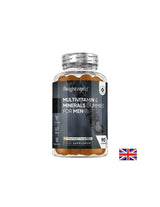 Multivitamins and Minerals for men, 90 jelly tablets with strawberry and raspberry flavor - Nutra Best Europe