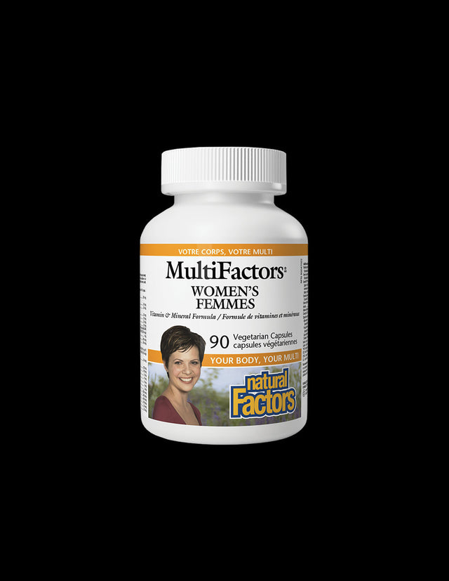 Multivitamins and Minerals for Women MultiFactors, 90 V Capsules Natural Factors - Nutra Best Europe