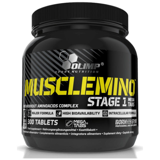 Musclemino Stage 1 300 Tablets - Nutra Best Europe