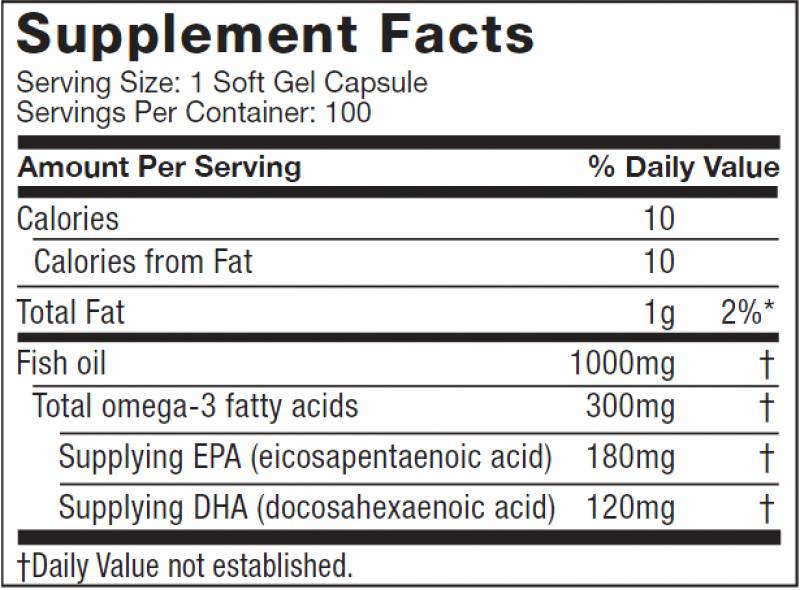 Platinum Omega Fish Oil - 100 Gel capsules - Nutra Best Europe