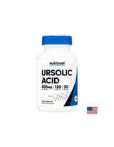 Muscle function - Ursolic acid (Ursolic Acid), 120 capsules Nutricost - Nutra Best Europe