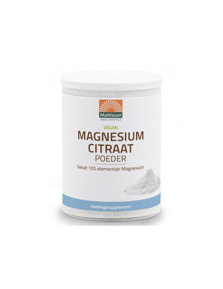 Muscular and cardiovascular system - Magnesium (magnesium citrate), 200 g powder - Nutra Best Europe