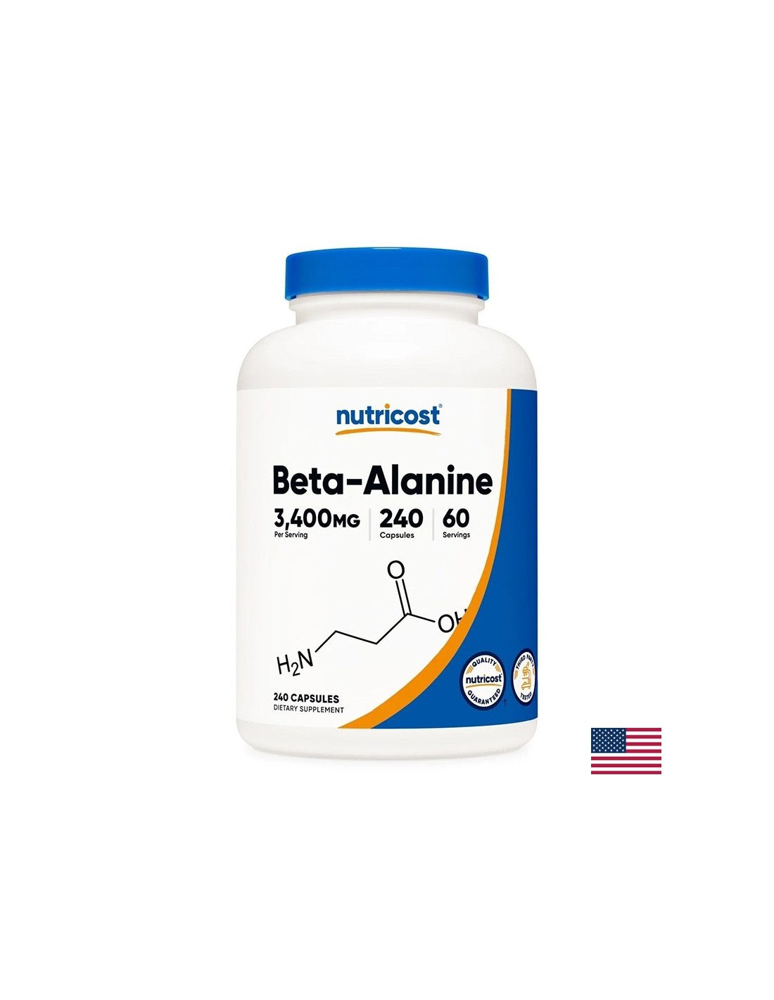 Strength and Endurance - Beta Alanine, 850 mg x 120 capsules - Nutra Best Europe