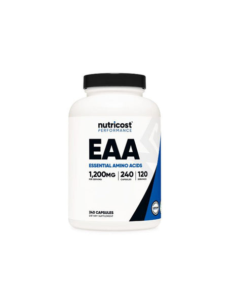 Muscle mass - Essential amino acids - EAA, 240 capsules - Nutra Best Europe