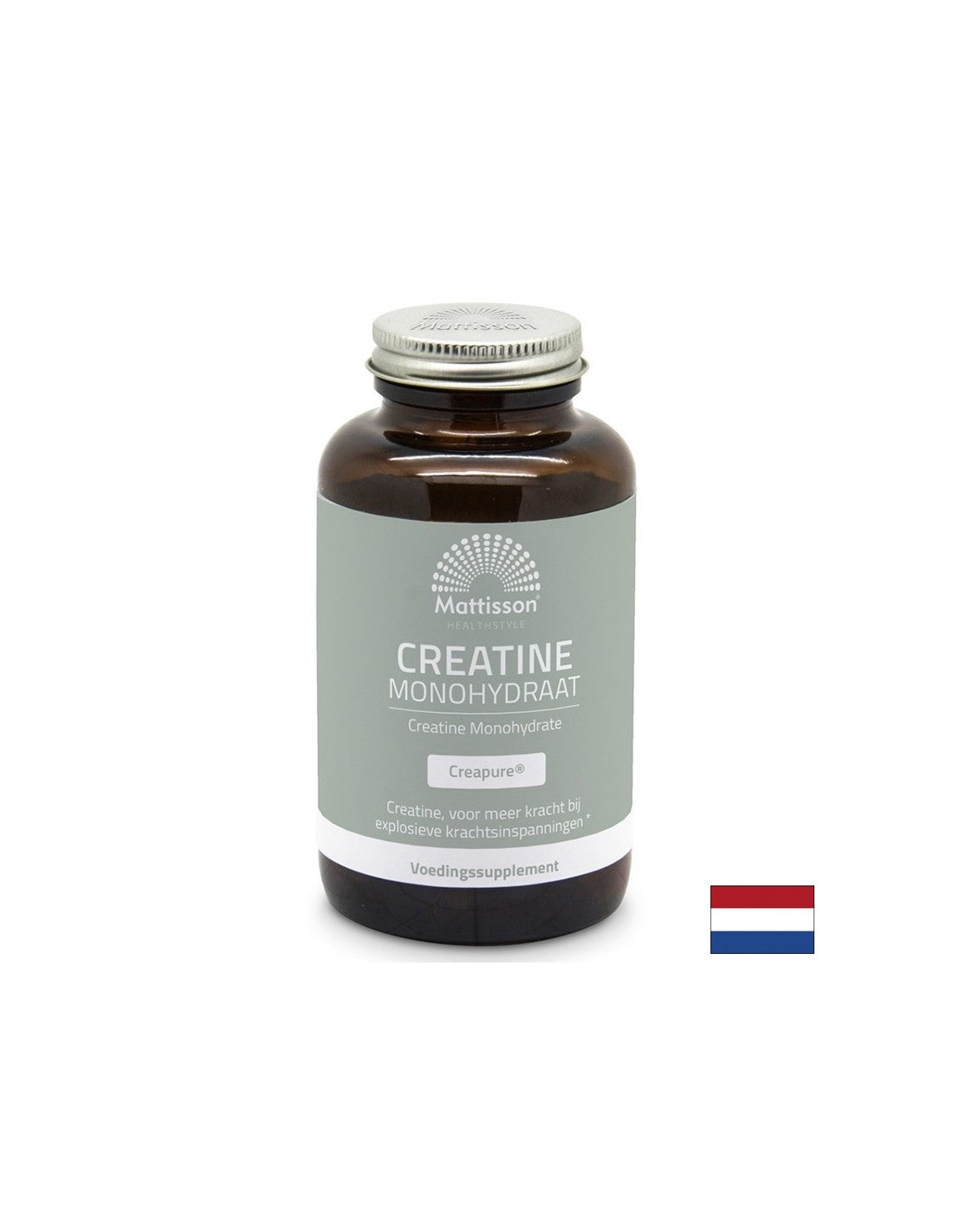 Muscle mass - Creatine monohydrate, 500 mg x 180 capsules - Nutra Best Europe