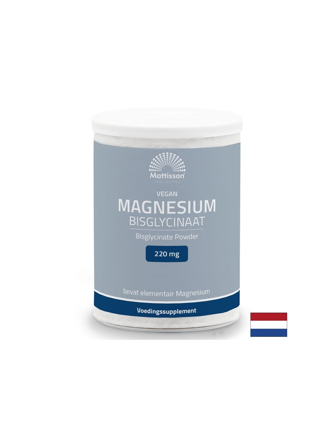Muscular, Cardiac and Nervous System - Magnesium (Bisglycinate) Vegan, 220mg x 250g Powder - Nutra Best Europe