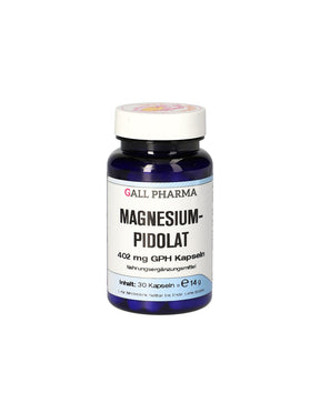 Muscular, cardiac and nervous system - Magnesium (pidolate), 402 mg x 30 capsules - Nutra Best Europe