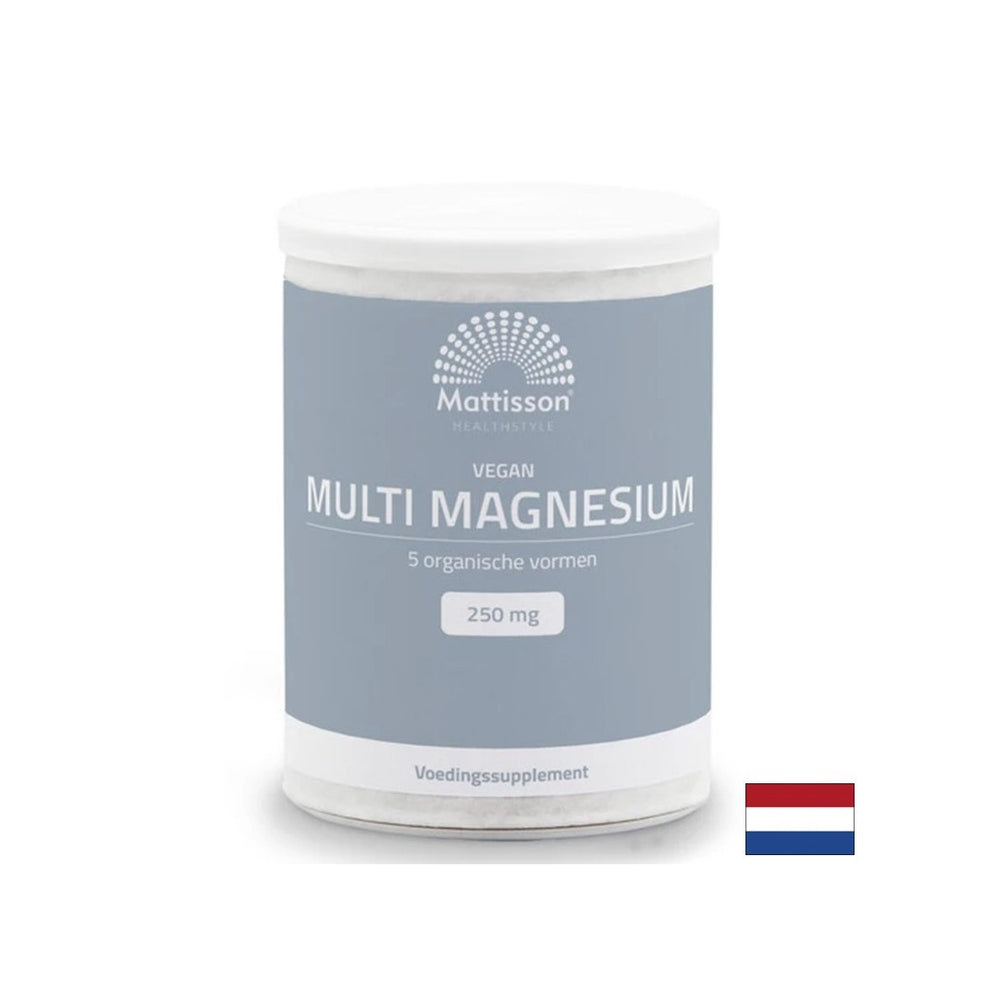 Muscular, cardiac and nervous system - Multi Magnesium (vegan formula), 200 g powder, 100 doses - Nutra Best Europe