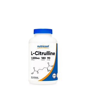 Muscle strength and heart health - L-Citrulline, 750 mg x 180 capsules - Nutra Best Europe
