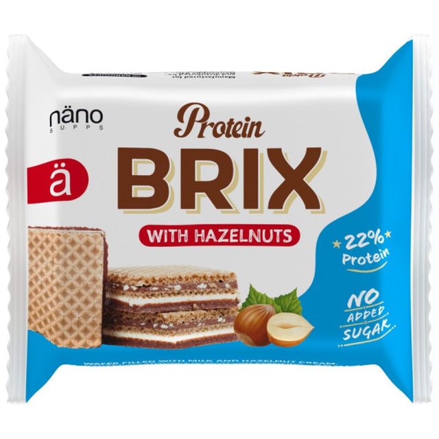 Protein Brix with Hazelnuts - 25 grams - Nutra Best Europe