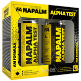 Xtreme Napalm Alpha Test | AM & PM Formula - 120 + 120 Tablets - Nutra Best Europe