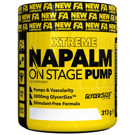 NAPALM On Stage Pump | Stim-Free Pre-Workout Formula - 313 grams - Nutra Best Europe