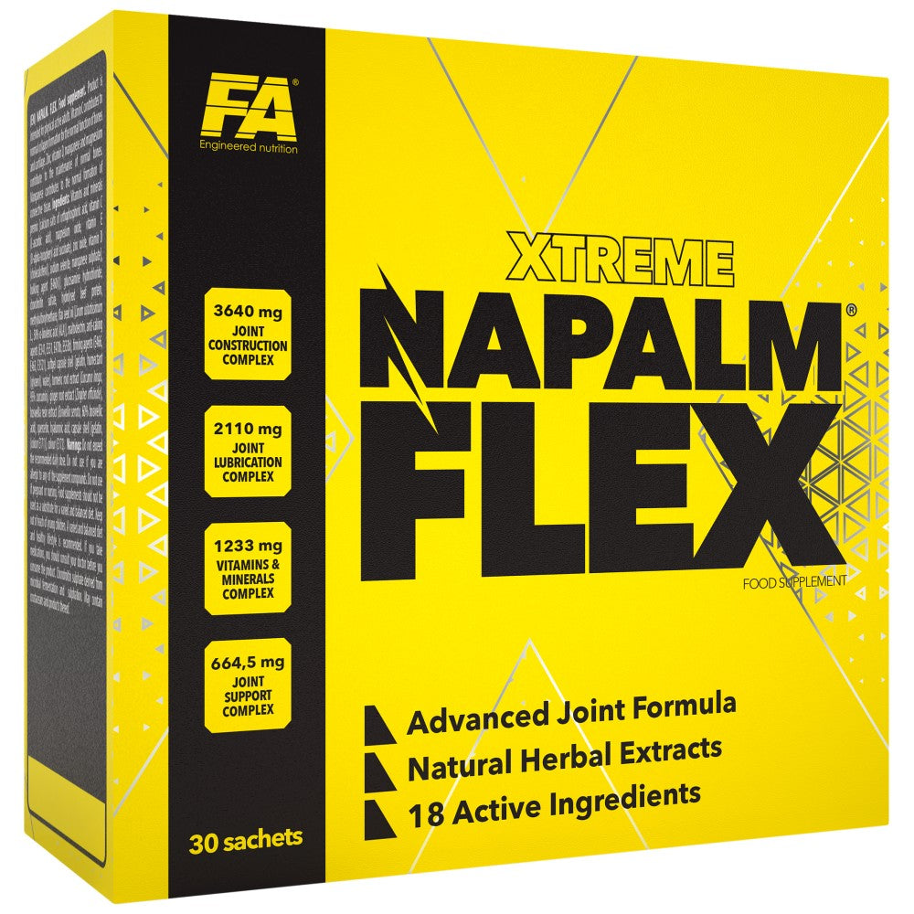 Xtreme Napalm Flex | Advanced Joint Formula - 30 Packets - Nutra Best Europe