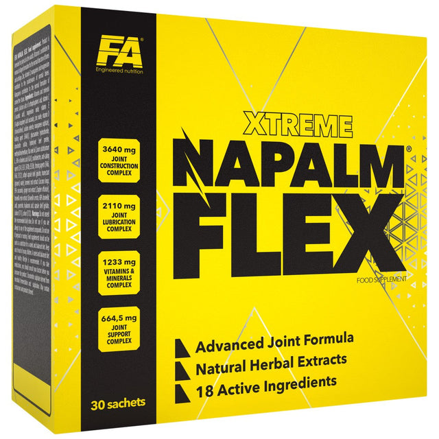 Xtreme Napalm Flex | Advanced Joint Formula - 30 Packets - Nutra Best Europe