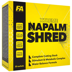 Xtreme Napalm Shred | Complete Cutting Stack - 30 Packs - Nutra Best Europe