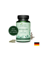 Natural Jod Bio Aus Kelpalge/ Natural iodine from organic algae, 180 capsules, 100% Vegan Vegavero - Nutra Best Europe