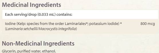 Fresh Kelp Extract 50 ml - Nutra Best Europe