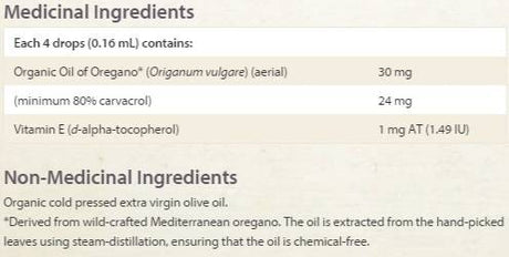 Oil of Oregano - 30 ml - Nutra Best Europe