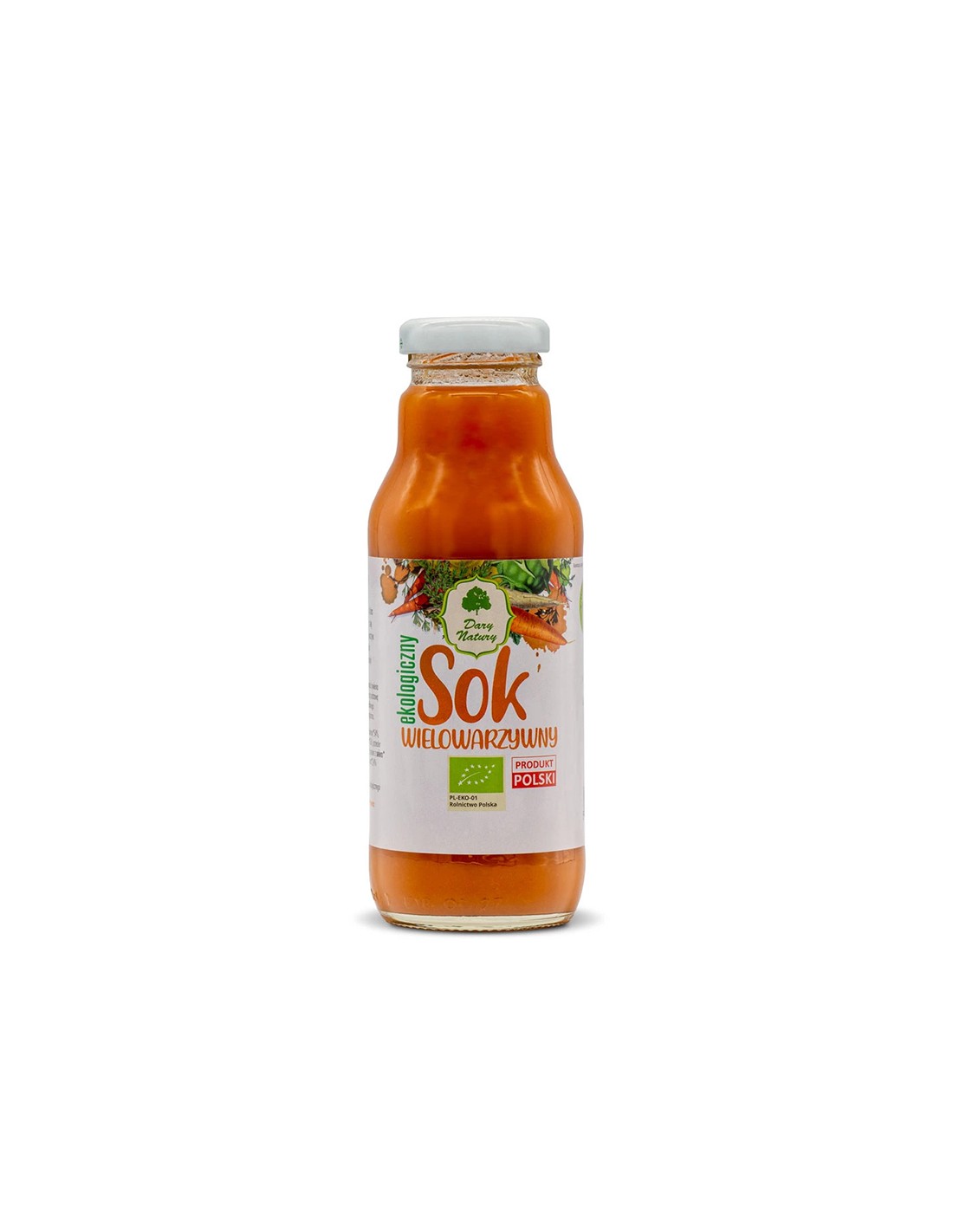 Natural multi-vegetable juice Bio, 270 ml Dary Natury - Nutra Best Europe