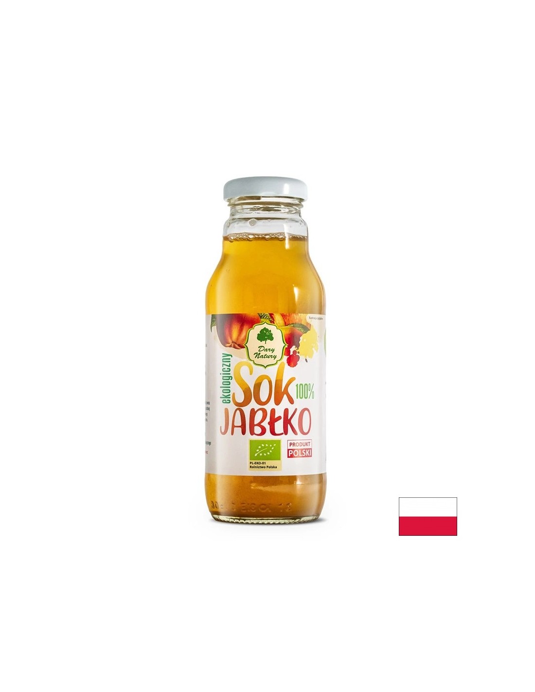 Natural apple juice Bio, 270 ml Dary Natury - Nutra Best Europe