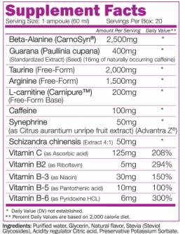 Energy Booster Shot - 20 x 60 ml - Nutra Best Europe