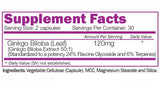 Ginkgo Biloba Extract 120 mg 60 capsules - Nutra Best Europe