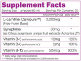 L-Carnitine Plus Shot - 20 x 60 ml - Nutra Best Europe