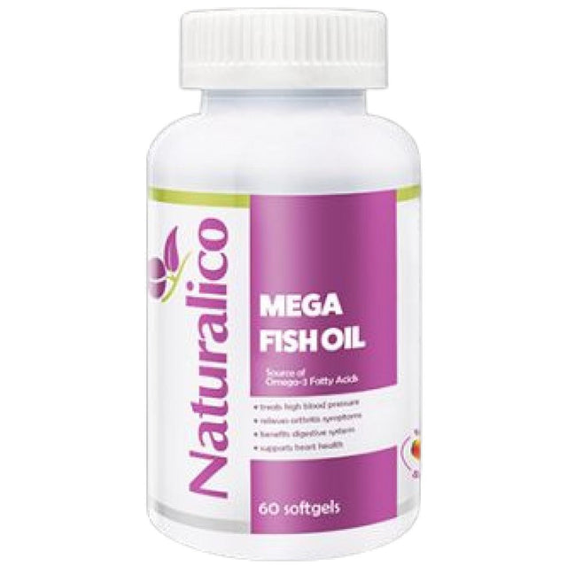 Mega Fish Oil 60 Gel capsules - Nutra Best Europe