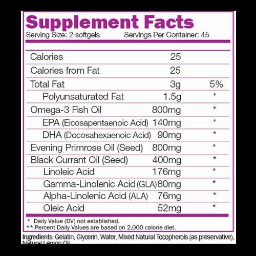 Super Omega 3-6-9 - 90 Gel capsules - Nutra Best Europe