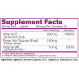 Synergistic C Complex 60 capsules - Nutra Best Europe