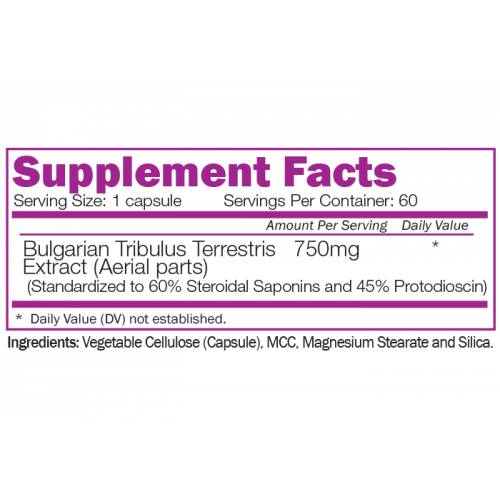 Ultra Tribulus 60 capsules - Nutra Best Europe
